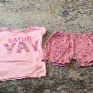 Girl summer pj set